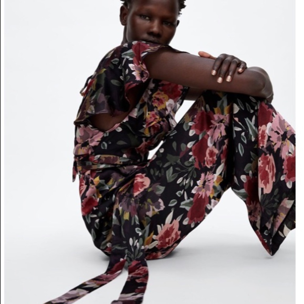 Zara Floral Jumpsuit